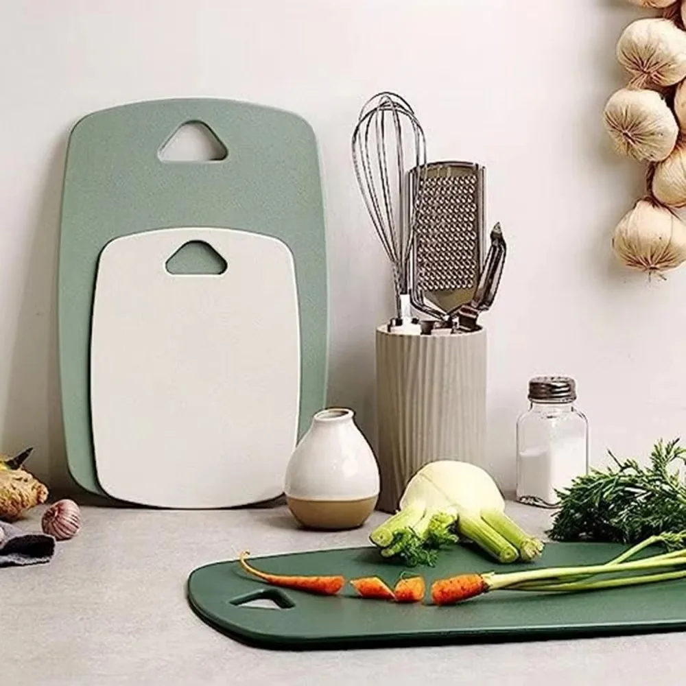 Nordic-style Kitchen Household Fruit Supplementary Food Cutting Board Double-sided Classification PP Plastic Cutting Board
