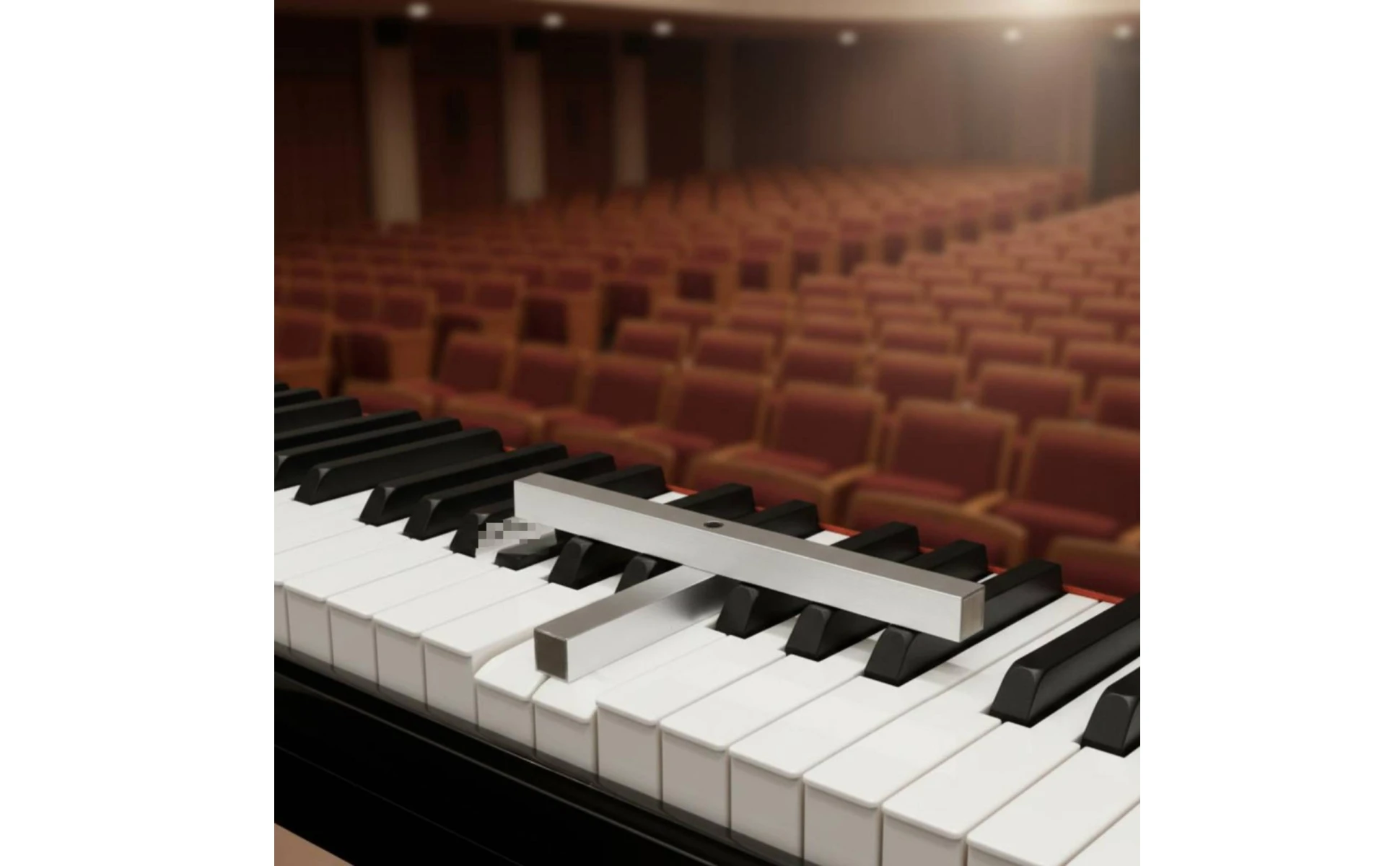 Black Key Height Gauge Precision Measuring Piano Black Key Measure Tool Piano Leveling Tool Wear-Resistant Music Instrument Care