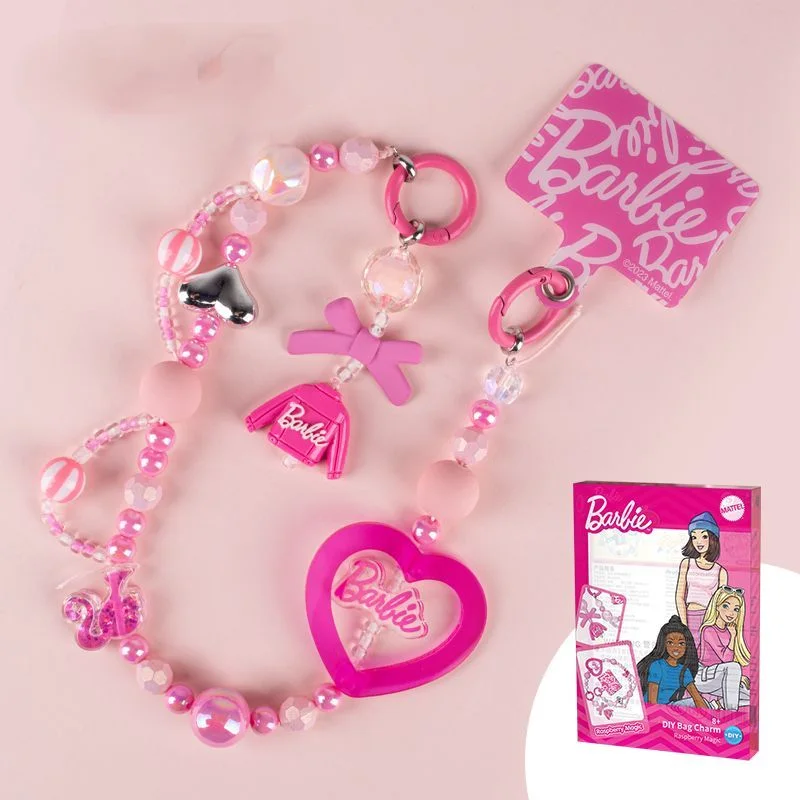 Barbie Bracelet Diy Beaded Anime Peripheral Cute Cartoon Jewelry Bracelet Kawaii Color Pendant As A Birthday Gift for Friends