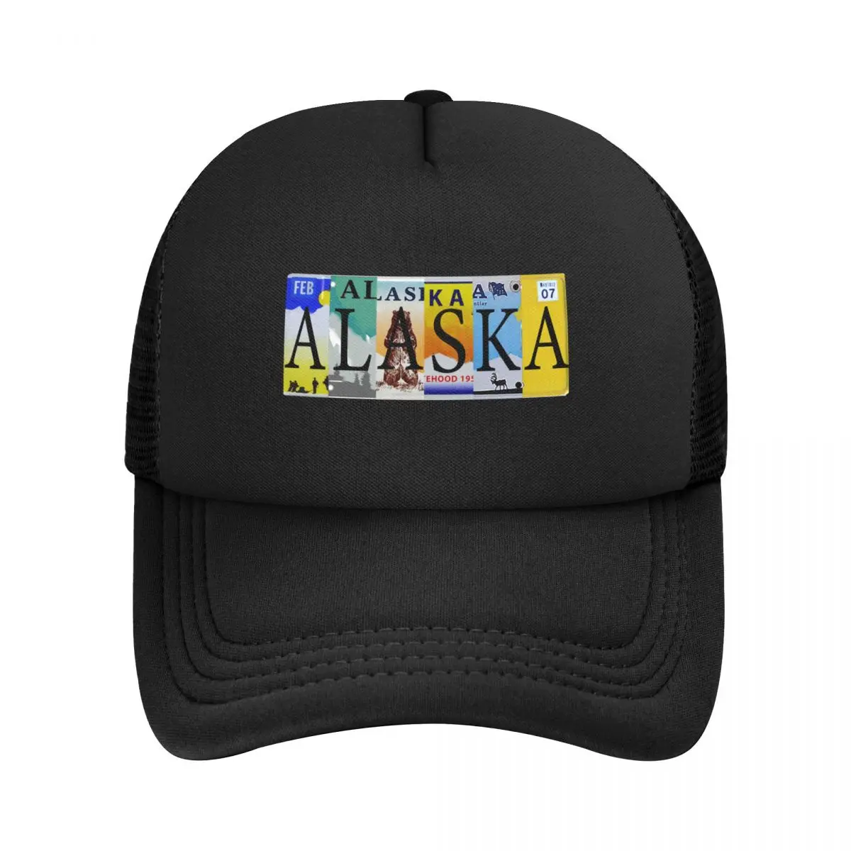 

Alaska License Plates Baseball Cap Hat Man Luxury Designer Hat Beach Bag Sunscreen Women Caps Men's