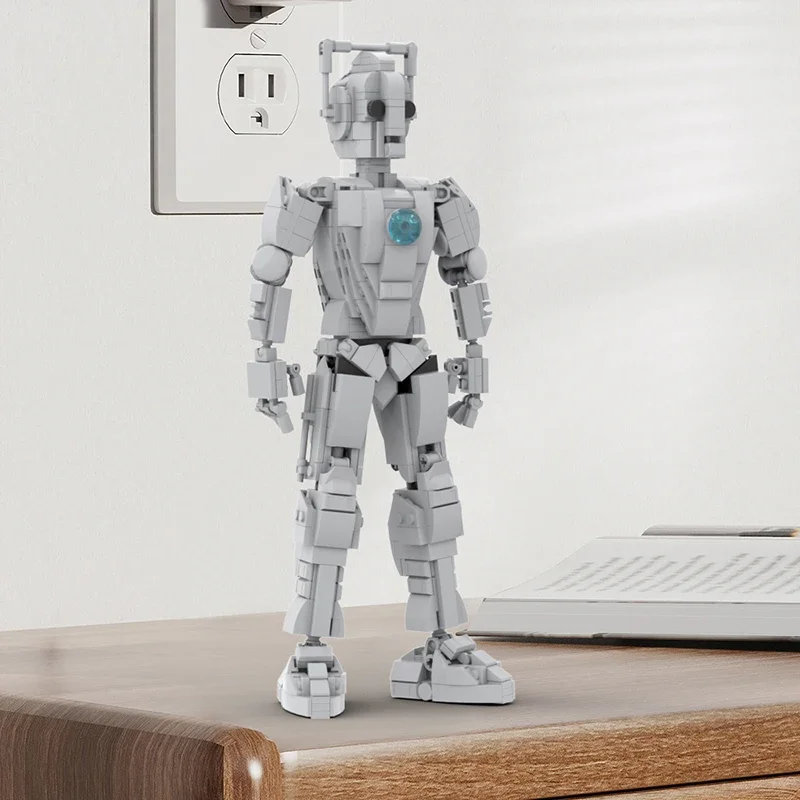 

Cyber Man Warrior Building Blocks - DIY Futuristic Robot Construction Toys Soldier Assembly Bricks Doctors Sci-Fi Figure Gift