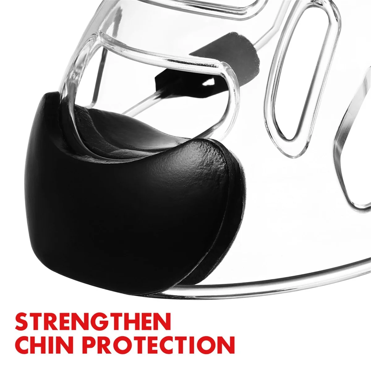 A43MM Taekwondo Face Mask Taekwondo Clear Detachable Protector Protective Mask for Sports Boxing Taekwondo Sanda Children