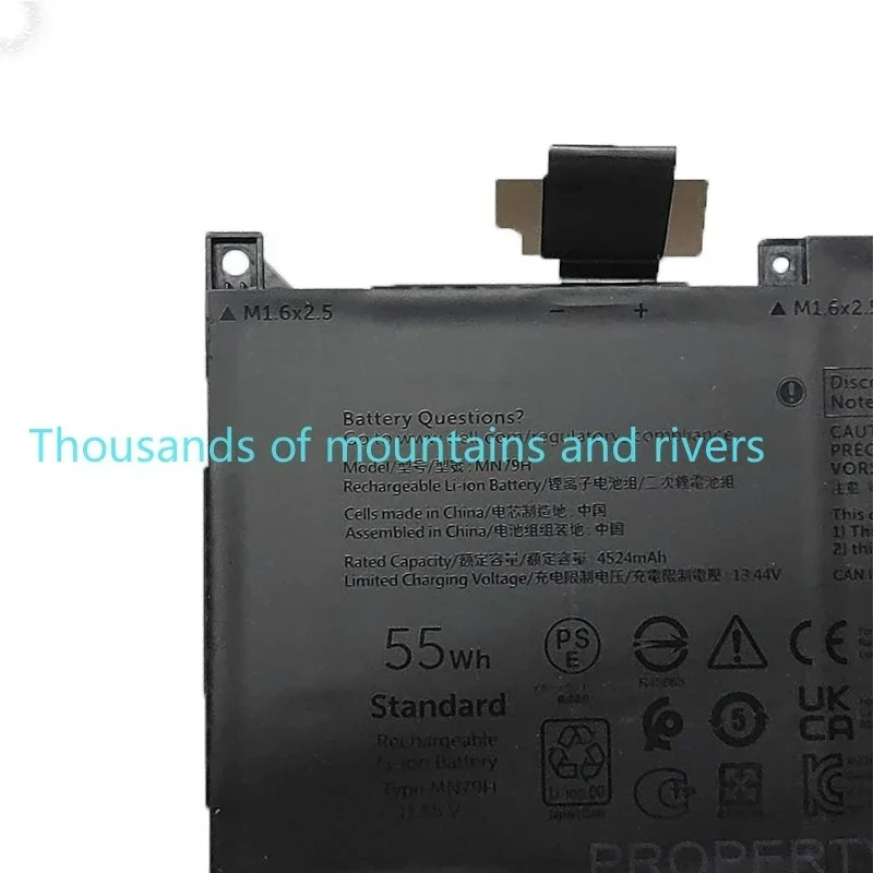 

MN79H Laptop Battery For DELL XPS 13 Plus 9320 Laptop Battery For DELL XPS 13 Plus 9320 i5 93204K MN79H 0J7H5M J7H5M 11.55V 55Wh