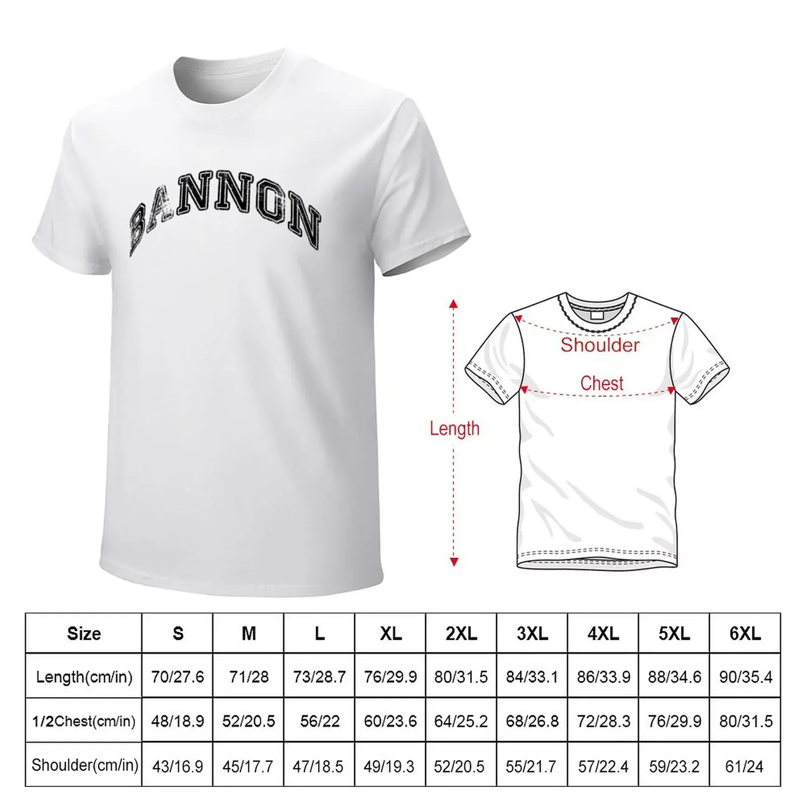 Bannon T-Shirt tops summer top mens vintage t shirts