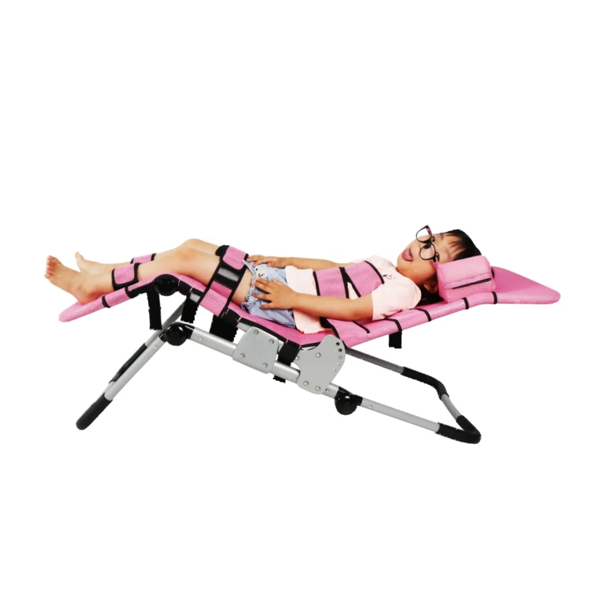 Hot-selling bathroom cerebral palsy wheelchair CP pediatric baby shower adjustable reclining child bath chair view 4