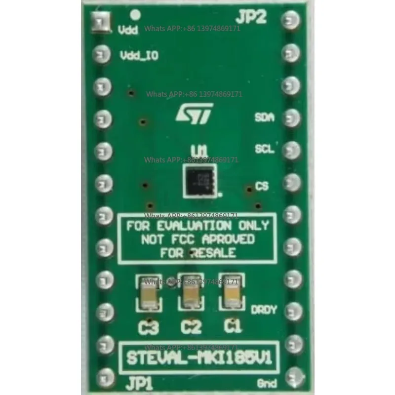 STEVAL-MKI185V1 IIS2MDC Adapter Board for Standard DIL24 Socket - for IoT Sensor Integration & Embedded Development