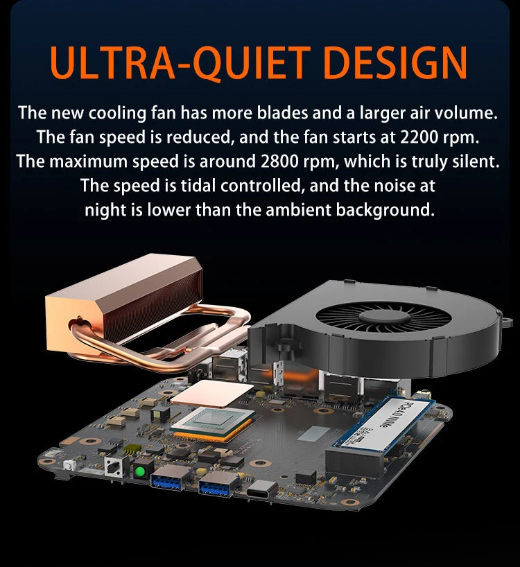 MOREFINE Mini Pc Gamer CPU Ryzen 9 8945HS AMD R7 8845HS R7-8745HS R5-8645HS 2.5G LAN Windows11PRO Desktop Computador Gaming PC
