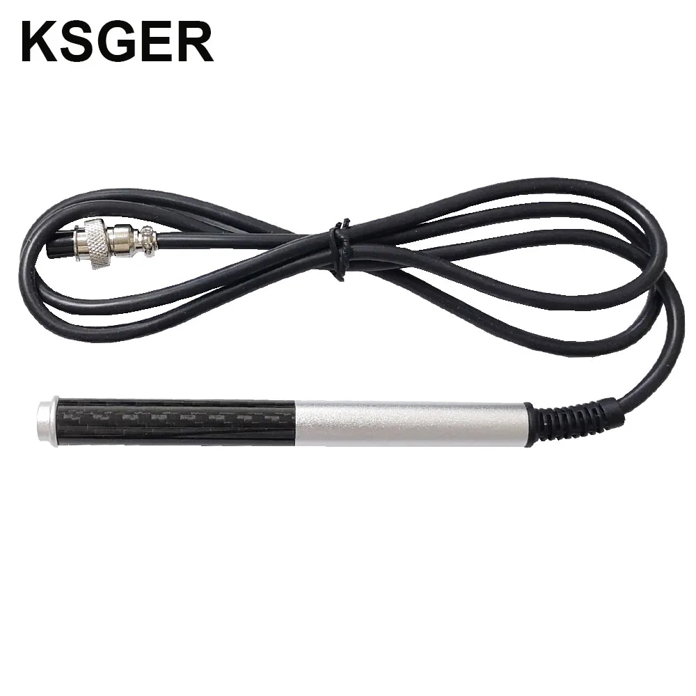 KSGER T12 Soldering Iron FX9501 Handle Aluminum Alloy Carbon Fiber For STM32 OLED Station Welding Tips Electric Tools V2.1S