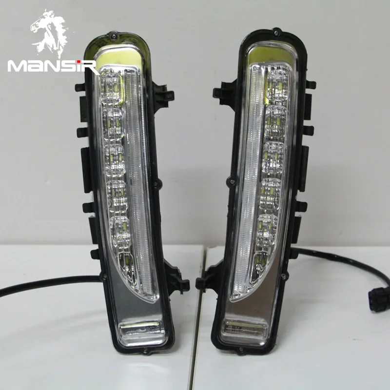 

Автомобильные светодиодные DRL 12 В дневные фонари для Ford Edge 2009 2010 2011 2012 2013 2014 желтый указатель поворота светодиодные дневные ходовые огни противотуманные фары