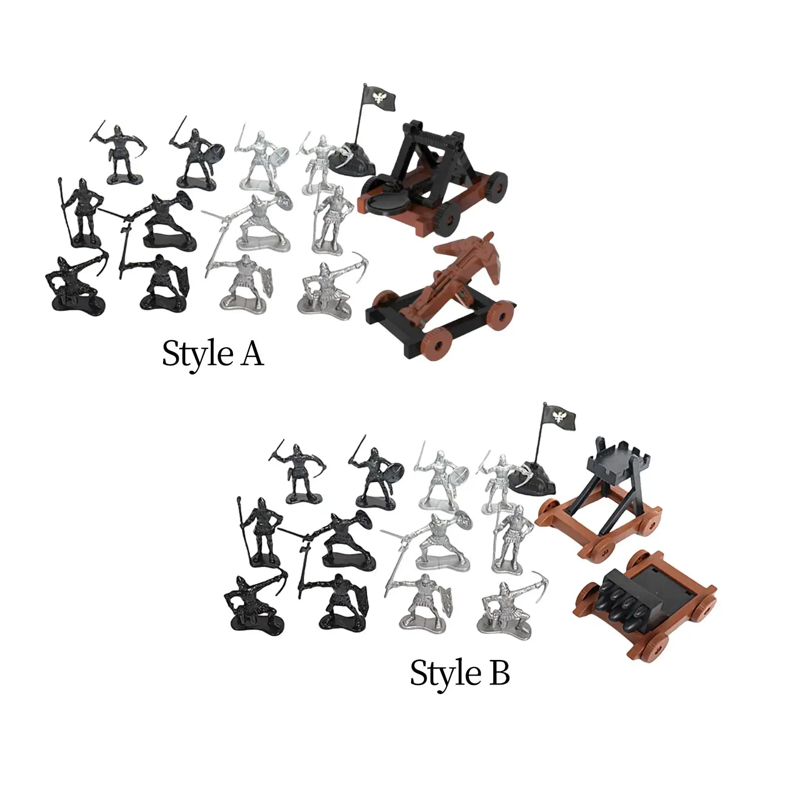 Soldier Model Toy Action Figures for Diorama Layout, Miniature Scene Layout, Sand Table Decor