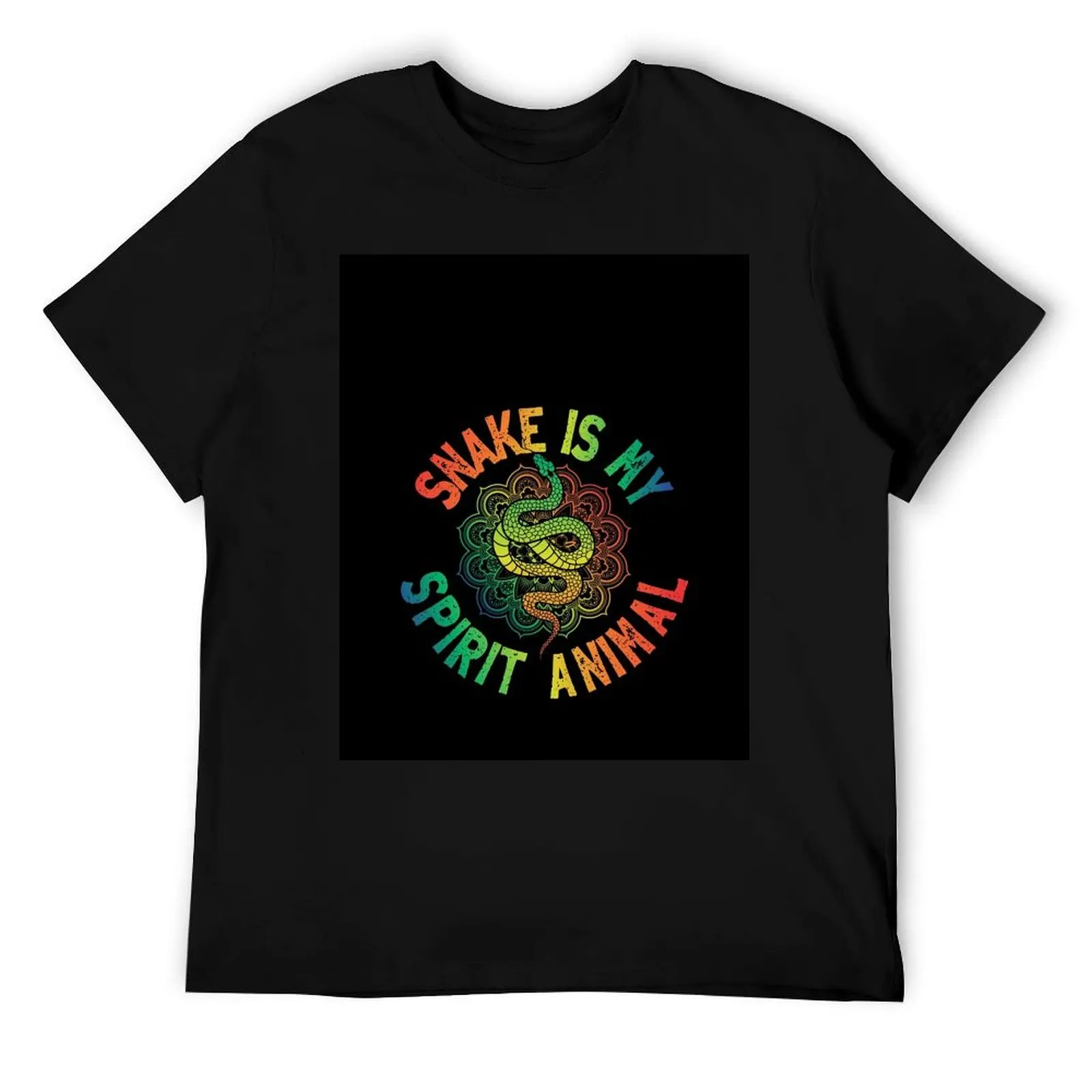 

Snake Spirit Animal Funny Snake Gift T-Shirt cotton t shirts high quality man t shirt summer T-Shirt