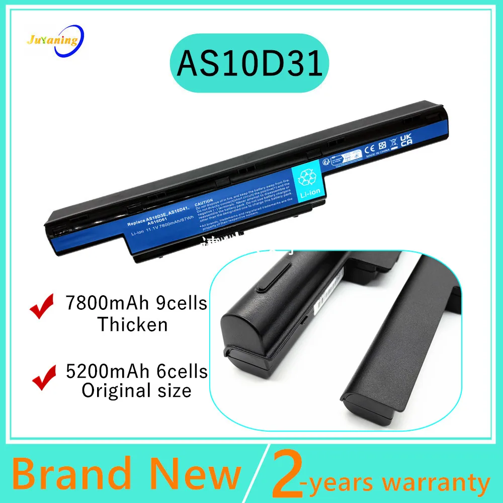 Laptop Battery For Acer Aspire 4750G 4752G 5741 4738G 4755G 5560G 5742G 4741 4741G 4743G 5750G AS10D31 AS10D61 AS10D81 AS10D3E