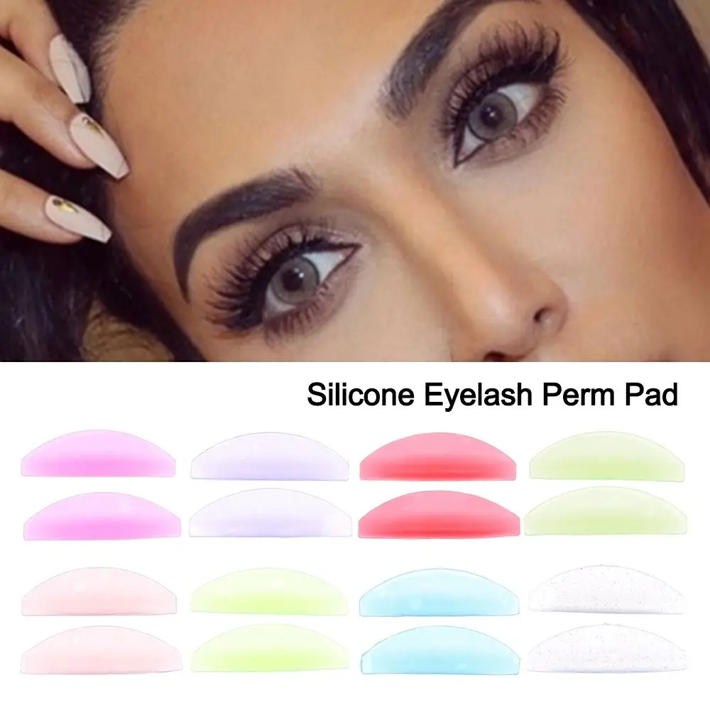 Acessórios de maquiagem silicone cílios perm almofada aplicador reutilizável ferramentas cílios extensão dos cílios silicone olho remendo cílios