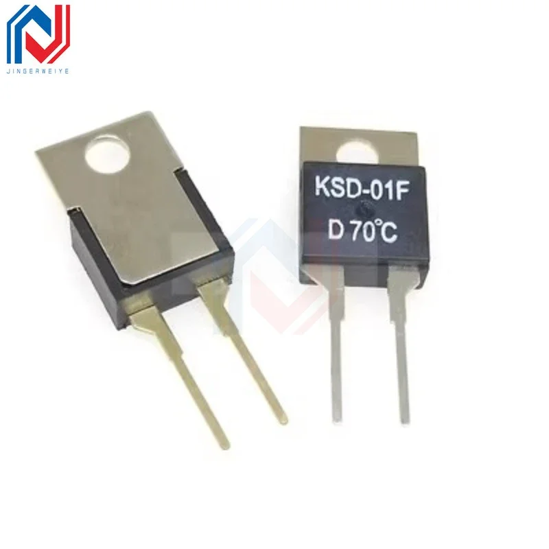 40 50 60 70 80 90 100 DegC NC Normally Closed NO Normally Open 1.5A Thermal Switch Temperature Sensor Thermostat KSD-01F JUC-31F