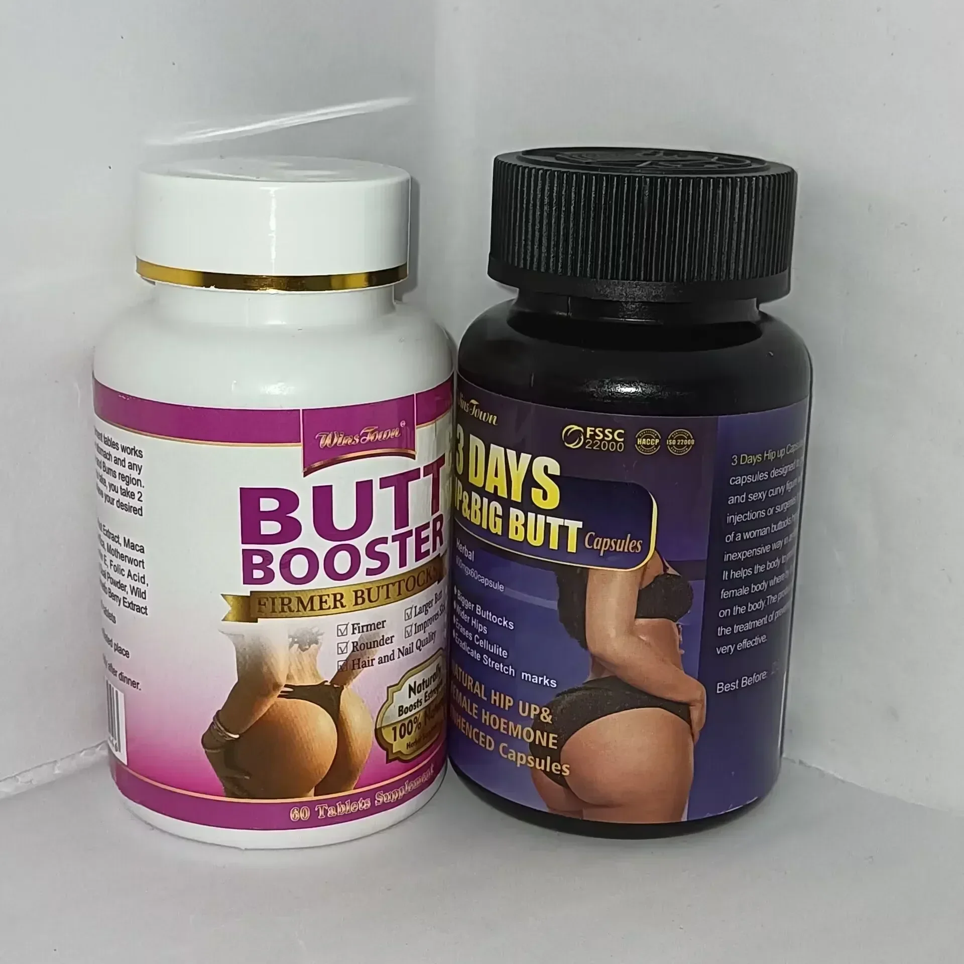 2 bottles of hip lifting capsule health food