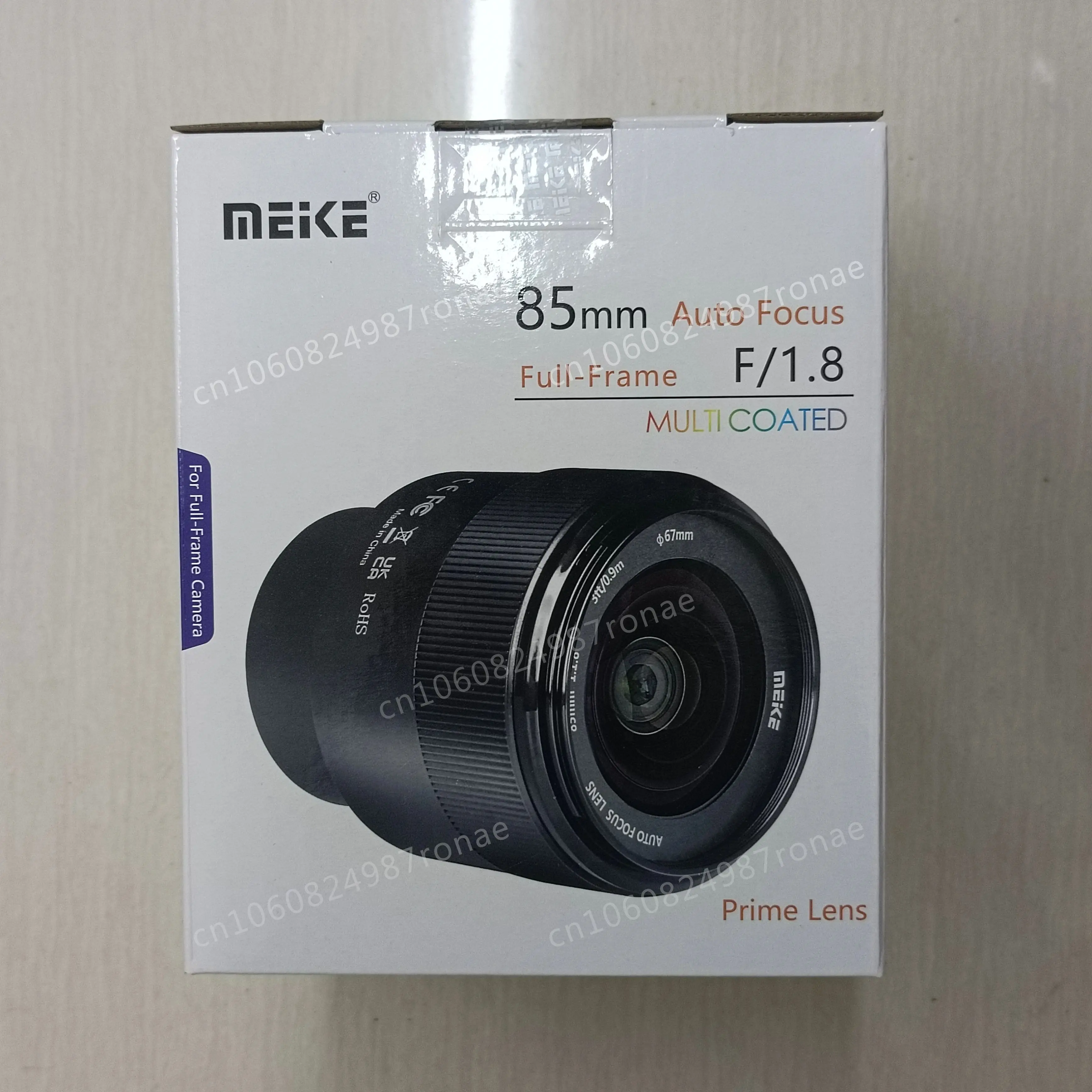 Meike 85mm F1.8 Auto Focus Medium Telephoto STM Full Frame Portrait Lens for Nikon Z/Fujifilm X/ Sony E Mount Cameras