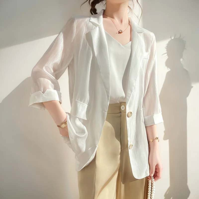 

Женские блейзеры на кнопках, универсальные, в грузинском театральном стиле, элегантные, девичьи, с декоративными элементами, премиум-класса, быстросъемные, легкие, верхняя одежда