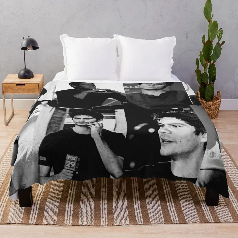 

dylan o'brien Throw Blanket For Decorative Sofa christmas gifts Soft Big Moving Blankets