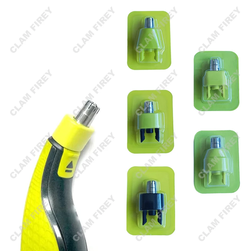 ماكينة تشذيب شعر الأنف الجديدة 360 °   رأس بديل لقادين الأنف والحواجب من أجل فيليبس ون بليد QP2520 QP2630 QP65 QP210 230