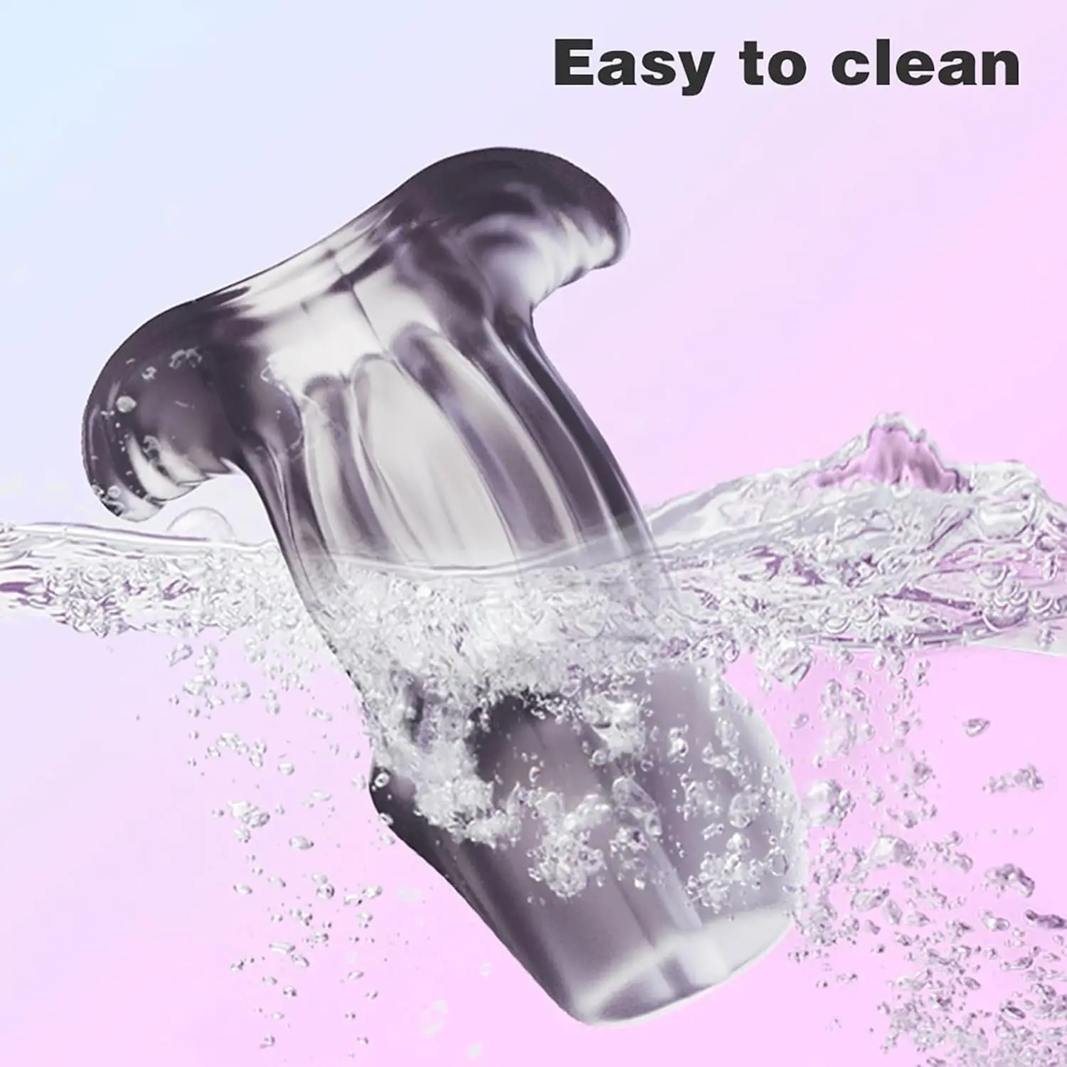 중공 애널 플러그 세트, S, M, L, XL, 질 확장기 터널, 투명 항문 확장 확장기, BDSM 관장약 섹스 토이, 엉덩이 플루, 4 피스 세트