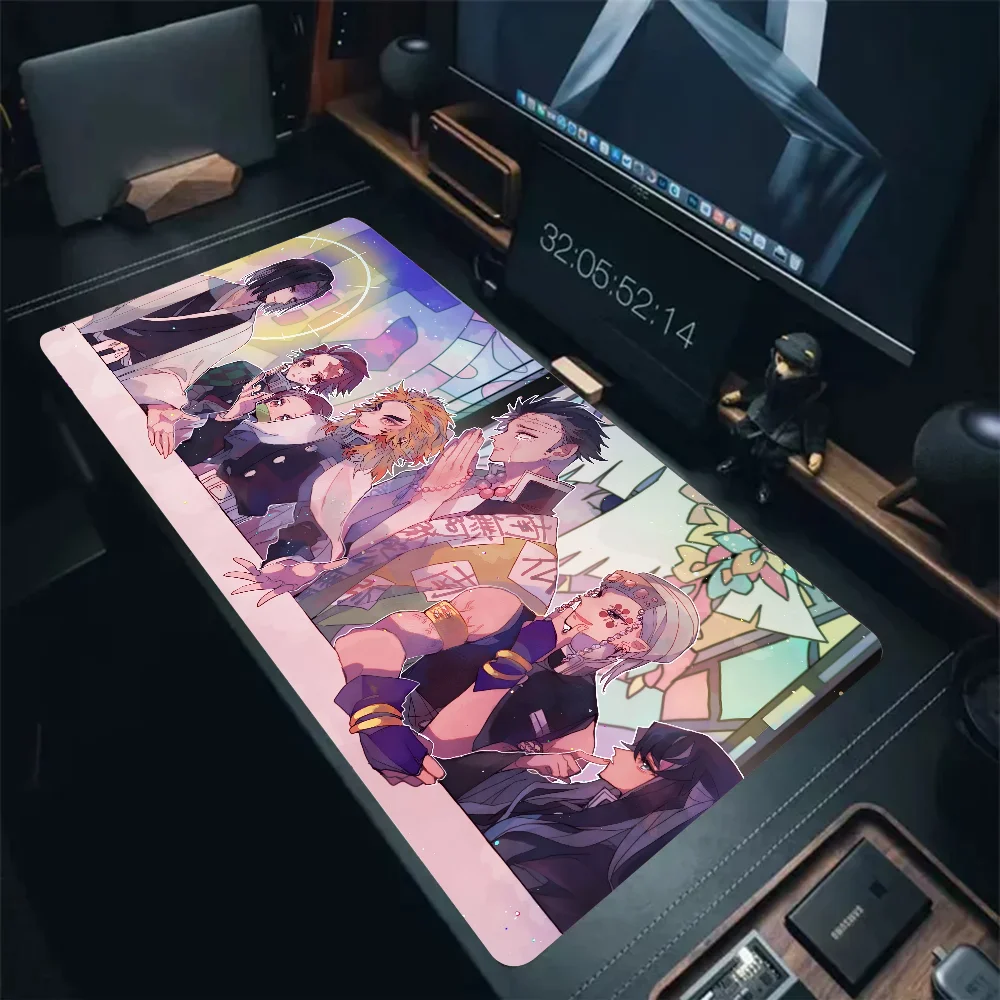 Коврик для мыши D Demon Slayer Kagaya Ubuyashiki, коврик для мыши с ковриком, игровые аксессуары, Prime gaming XXL коврик для клавиатуры, коврик для стежки