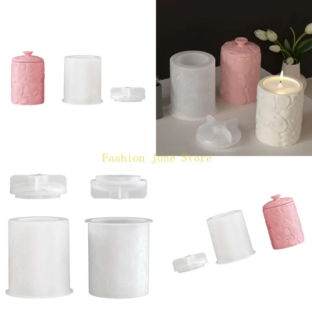 N5KA Large Flower Sturdy Silicone Resin Mould for Epoxy Castes Jewelry Dishes Jar Making Creative Craft Supplies Projects