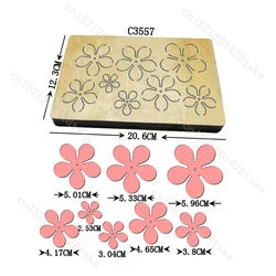 New Flower Wooden die Scrapbooking Cutting Dies C3557