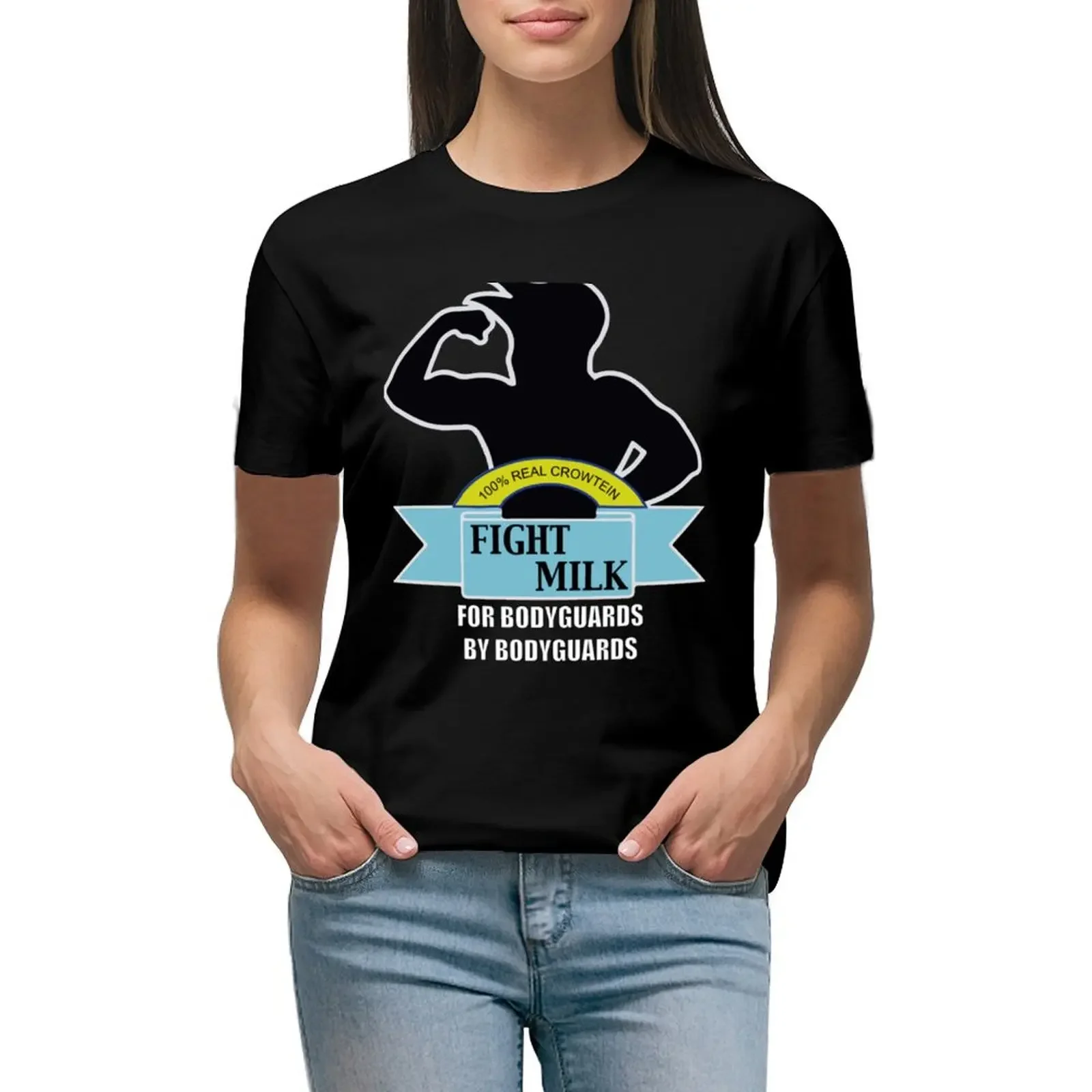 

Fight Milk - It&x27;s Always Sunny Classic T-Shirt plus size tops animal print shirt for girls cropped t shirts for Women