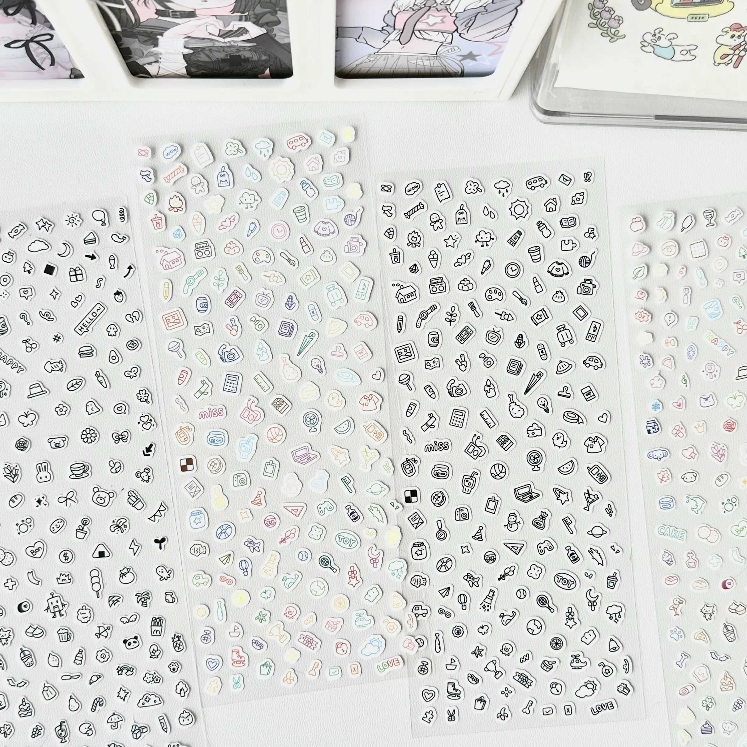 MINKYS Neue Ankunft 3 stücke 6 stücke Kawaii Bär Band Laser Bling Aufkleber DIY Sammelalbum Aufkleber Konfetti Dekoration DIY Foto rahmen – Detail 7