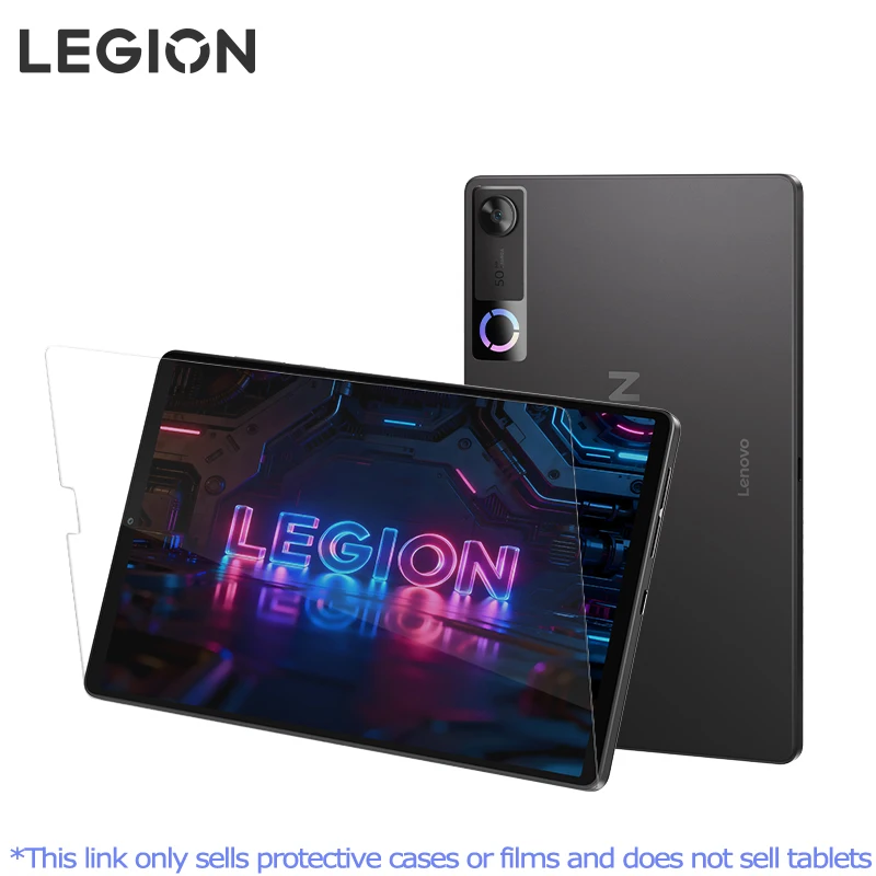 Oryginalny zestaw ochronny Lenovo Y700: etui folio, szkło hartowane, folia ochronna na ekran do Legion TAB Y700 Gen3 Gen4 Gen5 — zdjęcie produktu 2