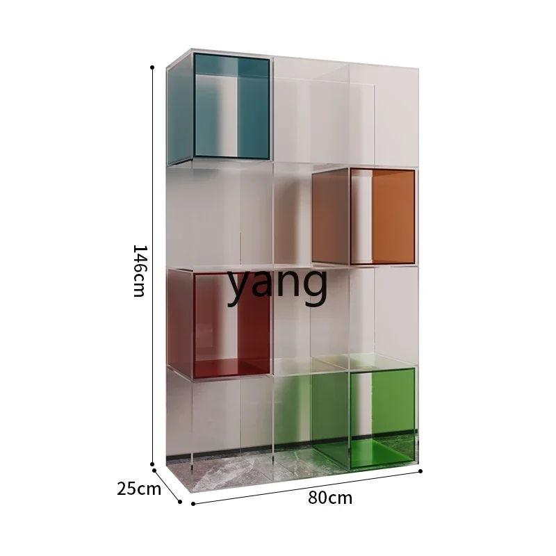 LTT simple modern acrylic bookshelf shelf figure display cabinet