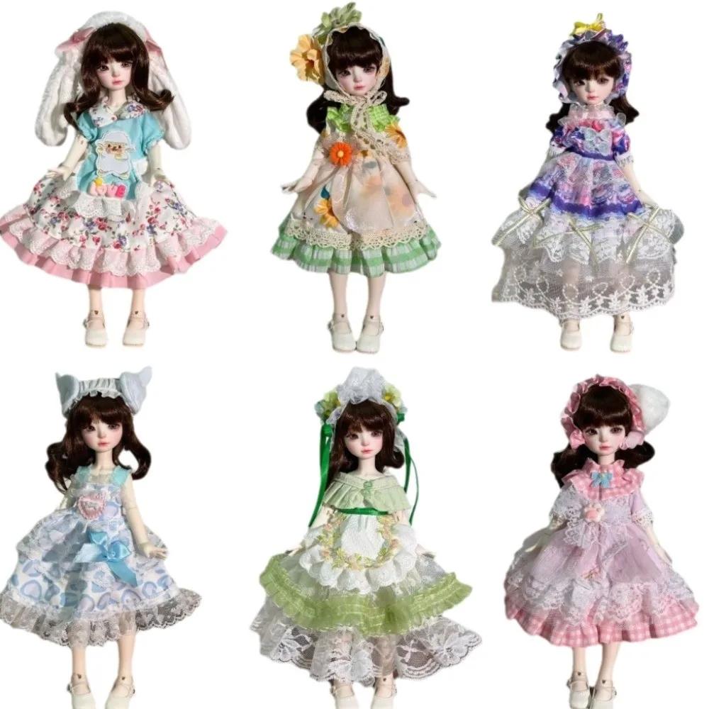 Fun Gift 30cm Size BJD Clothes 1/6 Scale Skirt Design Lolita Skirt Girls Style Casual Wear Baby Clothes Collectible Display