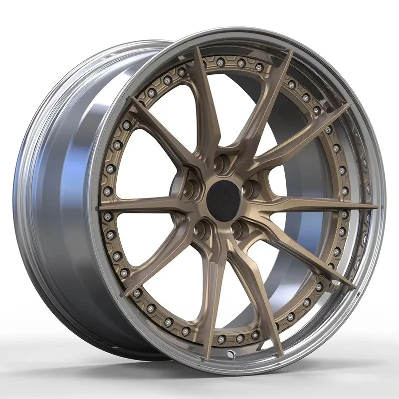 2-piece forged aluminum alloy wheels Customized 17-26 inch multi-specification alloy rims with 35mm 40mm 20mm ET 98mm