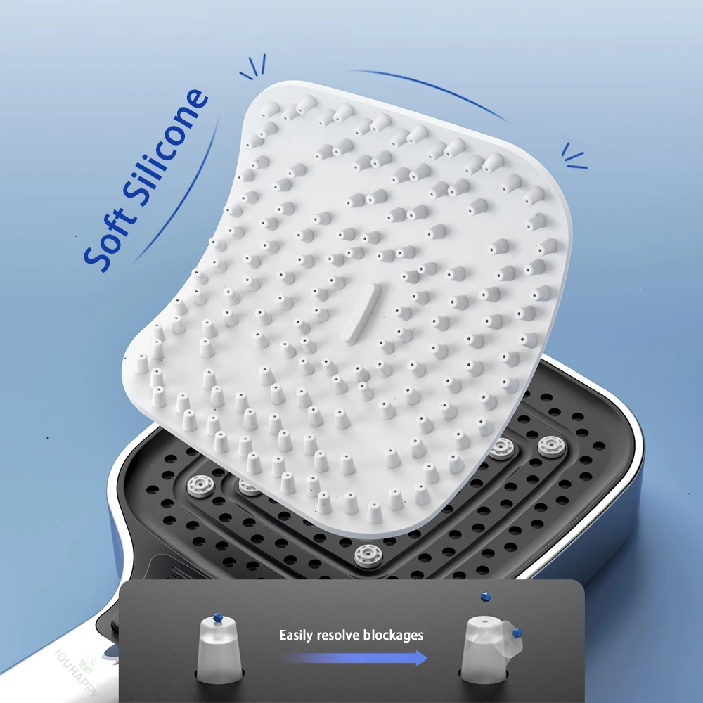 ارتفاع ضغط دش رئيس تدفق كبير 3 طرق نفاثة رأس دش الأمطار ترقية 14 سنتيمتر لوحة كبيرة رذاذ لملحقات الحمام #4