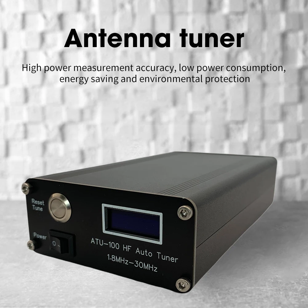 ATU-100 HF Auto Tuner by N7DDC+0.91 OLED V3.1 Automatic Antenna Tuner 100W HF Antenna Tuner Portable