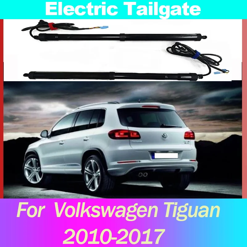 Acessório do carro para volkswagen tiguan 2010-2017 porta traseira elétrica modificado motor elétrico de levantamento automático para kit tronco sensor