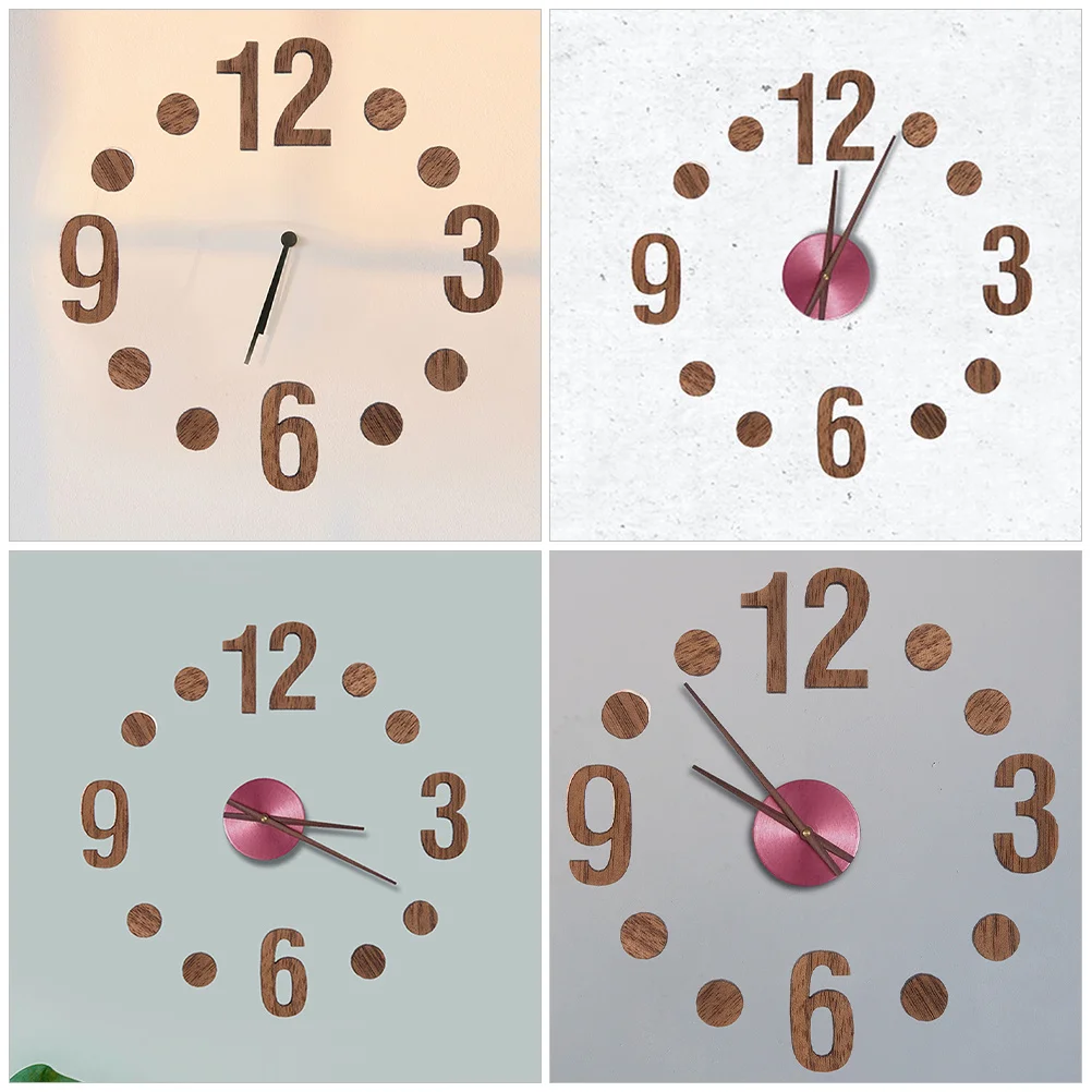 

1Set Clock Numbers DIY Wooden Numerals Durable Replacement Parts Wall Clock Repair Accessories Hands Replacement Parts