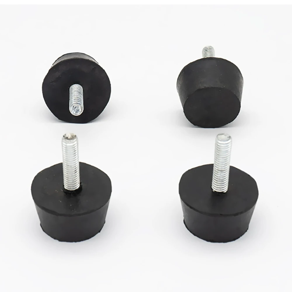 M8 Plastic Adjustable Feet Pad Galvanized Screw Table Chair Leveling Foot Pad Furniture Leg Anti-shock Protection Wear-Resistant