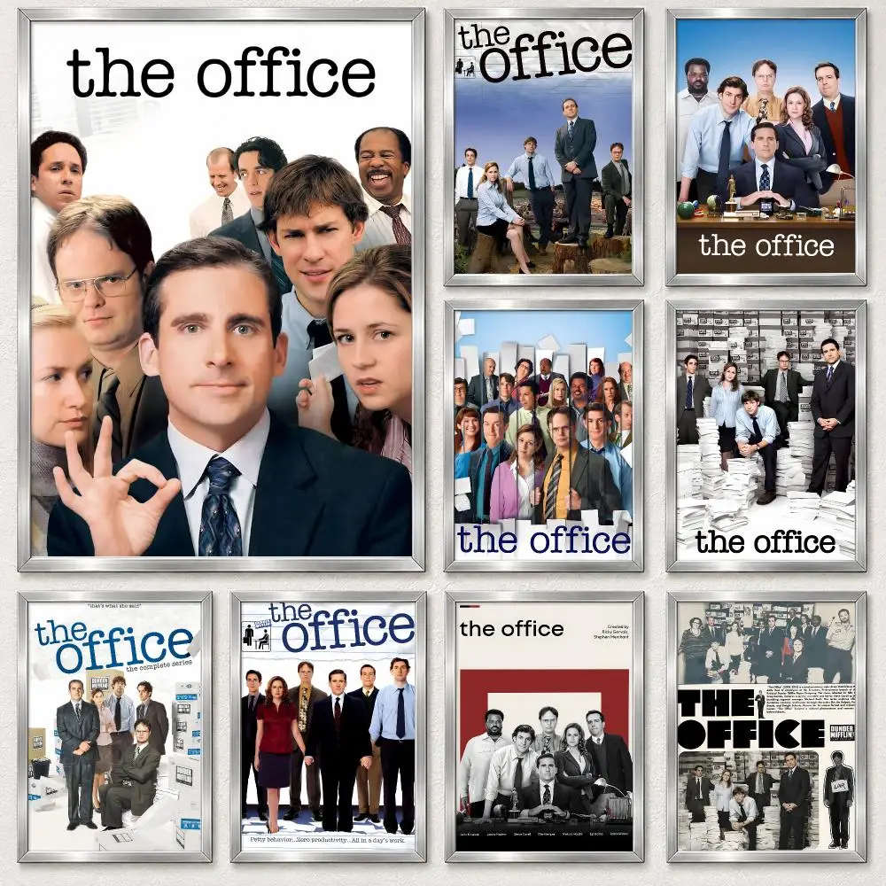 Classic Workplace Comedy TV Series The Office Poster Self‑Adhesive Waterproof PP Poster Coffee Bar Wall Art Home Decor