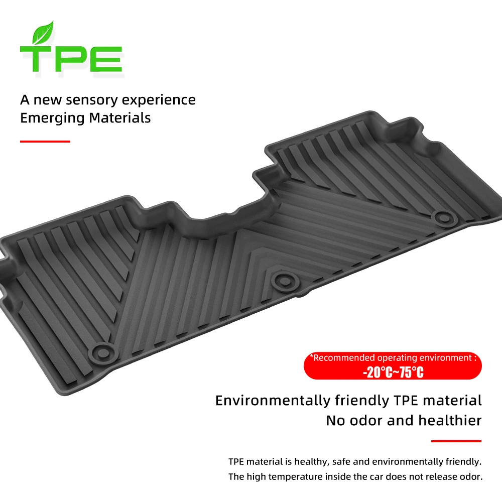 Custom 3D TPE Car Floor Mat RHD / LHD for Chery ICAR 03 JAECOO J6 2024 Waterproof Car Mat