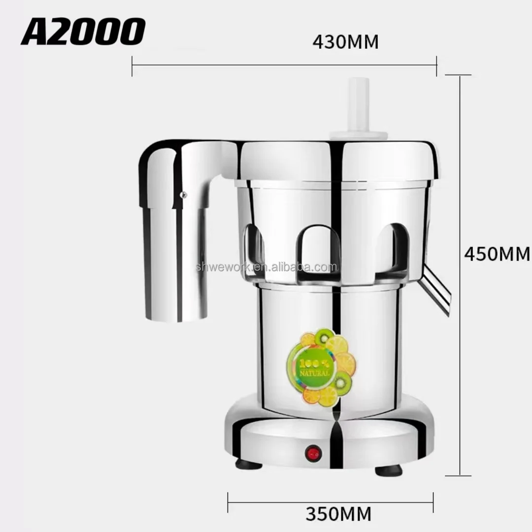 

Commercial Juice Extractor Heavy Duty Juicer 550W Stainless Steel Juice Extractor Juicing Both Fruit And Vegetable Juicer