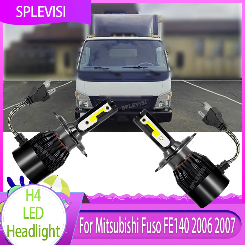 

Превосходный дизайн радиатора: черная алюминиевая конструкция, светодиодная лампа для автомобильных фар 9003, высокая низкая для Mitsubishi Fuso FE140 2006 2007