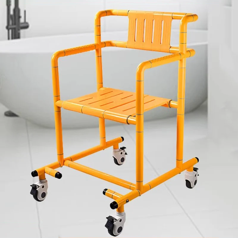 For Wheels Minder Bathroom Chair Shower Accessories Bedroom Disabled Stool Medical Cabinets Bench Silla Plegable Home Furniture