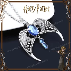 Harries Necklace Pendant Movie Figure Hogwarts Deathly Hallows Potter Cosplay Magic School Badge Diadem Jewelry Birthday Gifts