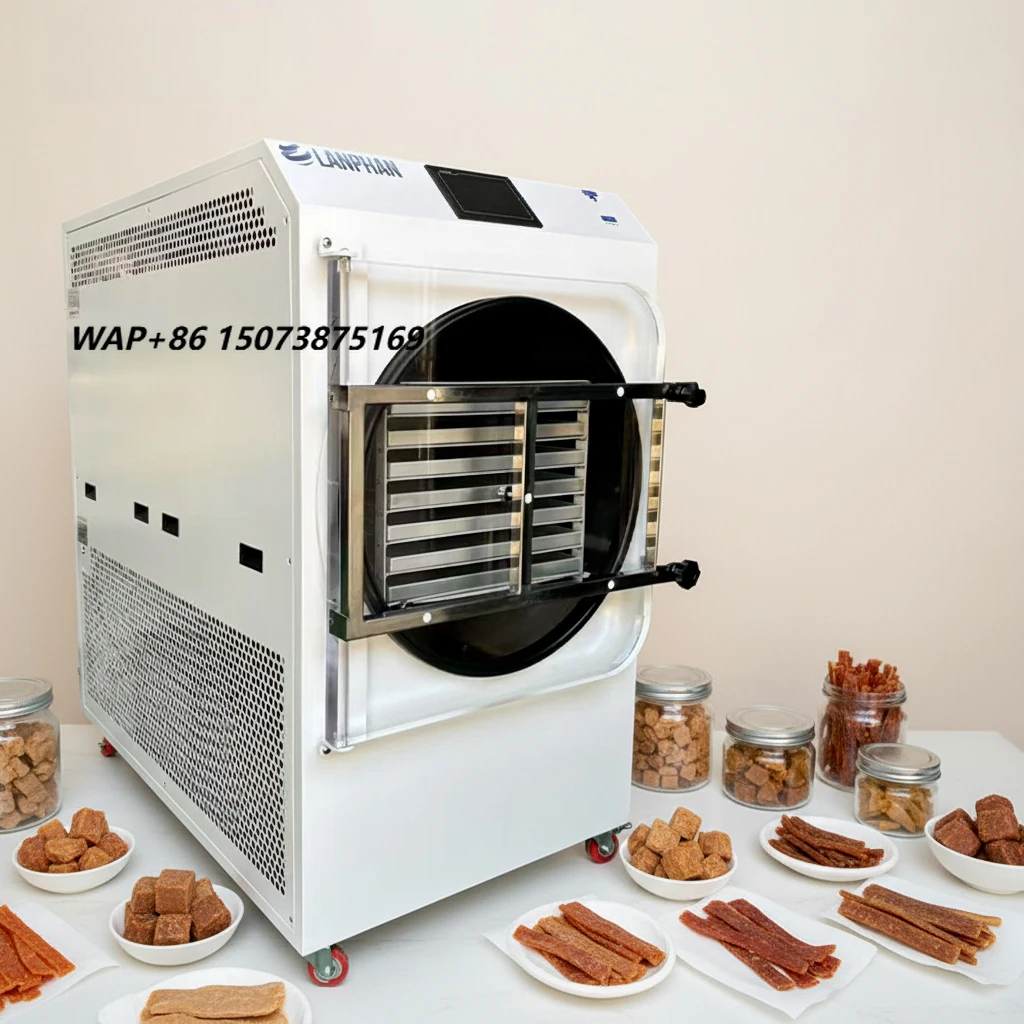 Commercial Large Area Freeze Drying Machine for Raw Pet Food and Fish Processing