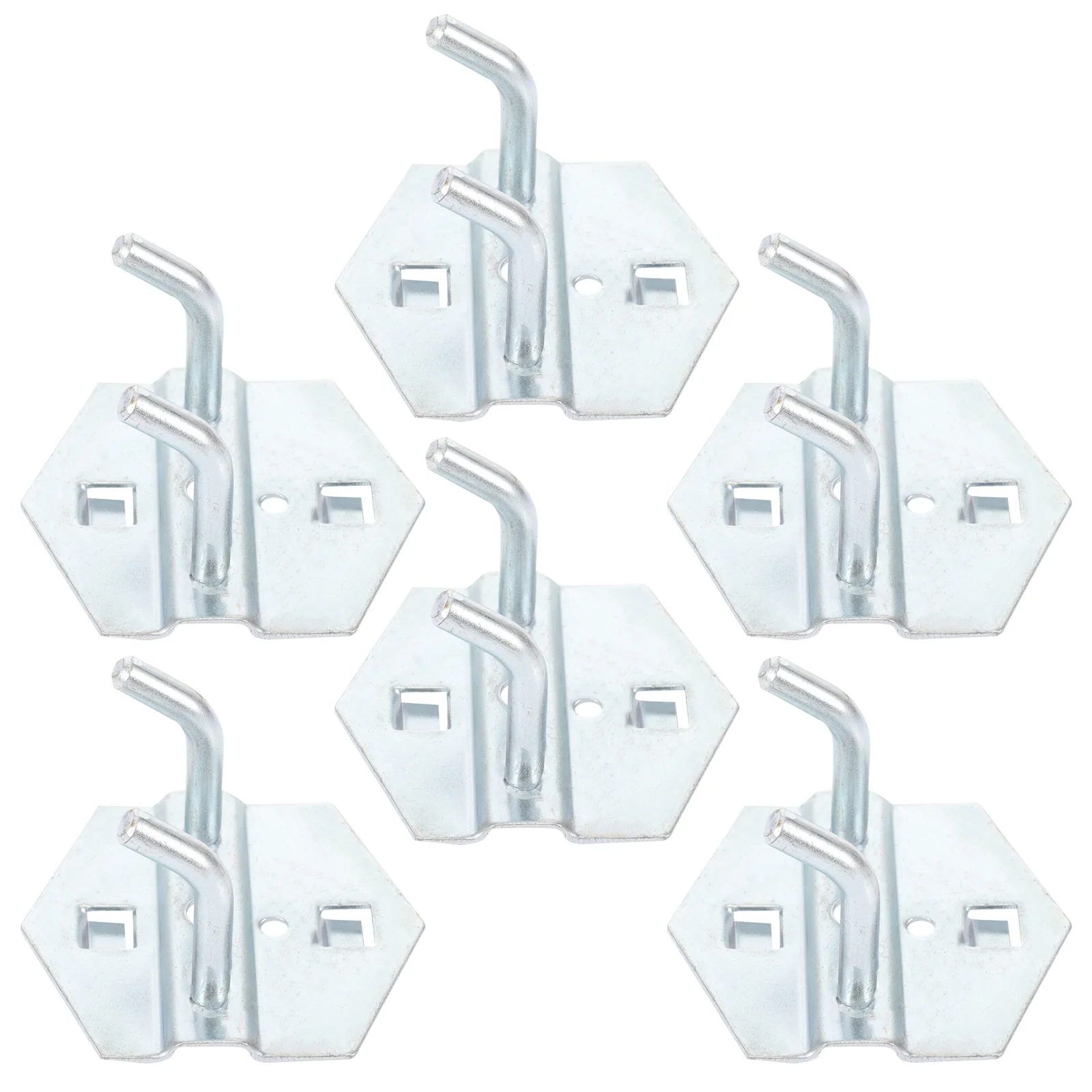 

6 Pcs Hook Wrench Rack Pegboard Hooks Large Tool Holder Appendix for Metal Hanging