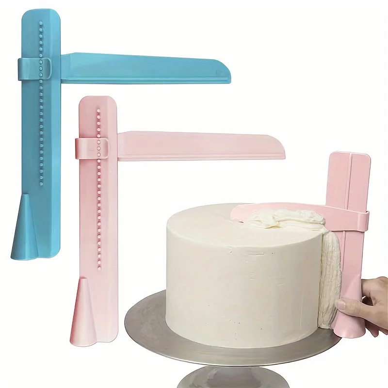 Adjustable Height Cake Smoother, Cream Spatula, Baking Cake Surface Leveler, Kitchen Baking Tool