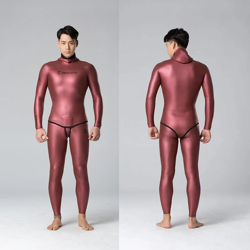 Bestdive Classic 5mm Smoothskin Diving Wetsuit for Male Freediving Spearfishing Scuba Diving Man's Yamamoto Neoprene Wetsuit