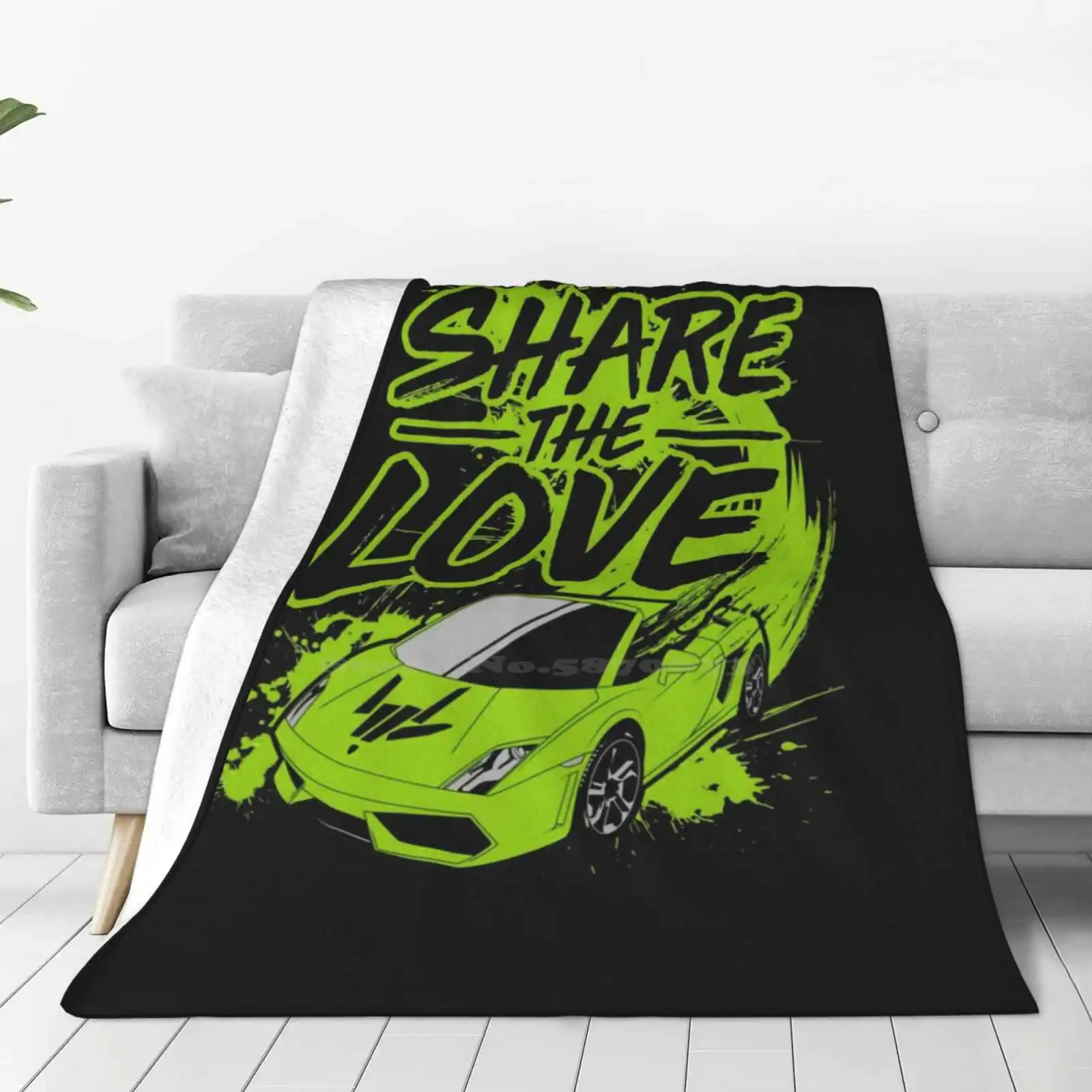 Share The Love Sharerghini Low Price New Print Novelty Fashion Soft Warm Blanket Share The Love Share The Love Share The Love