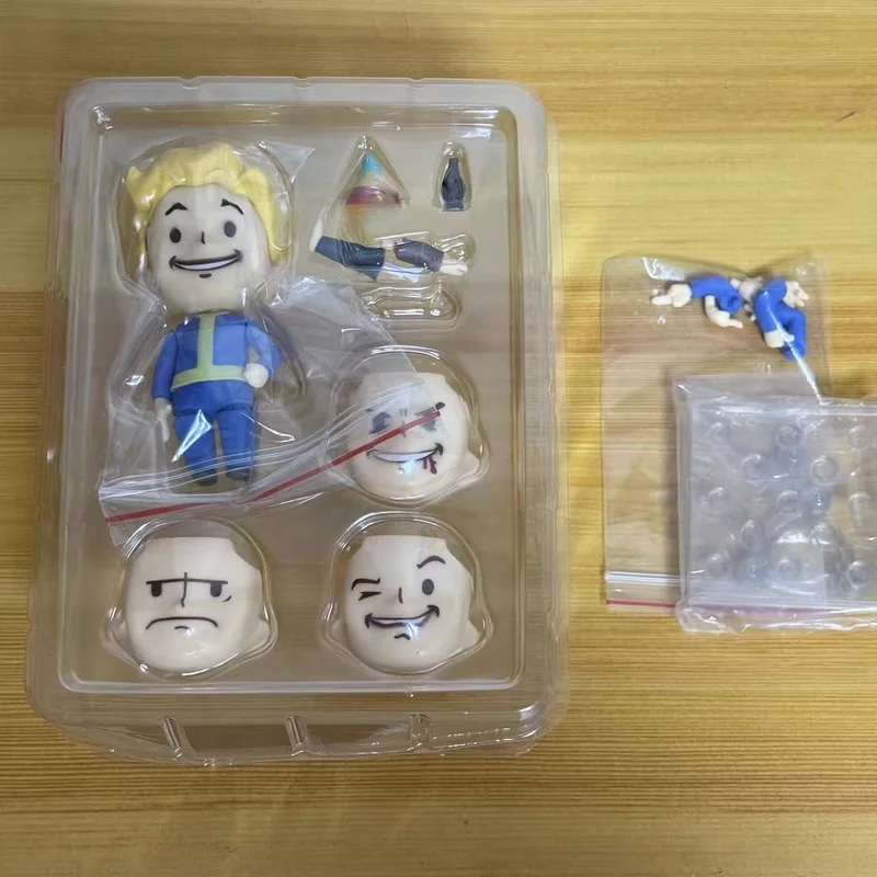 

Vault Boy Anime Figure #1209, Collectible Action Figure, Swappable Faces Movable Joints Figurine